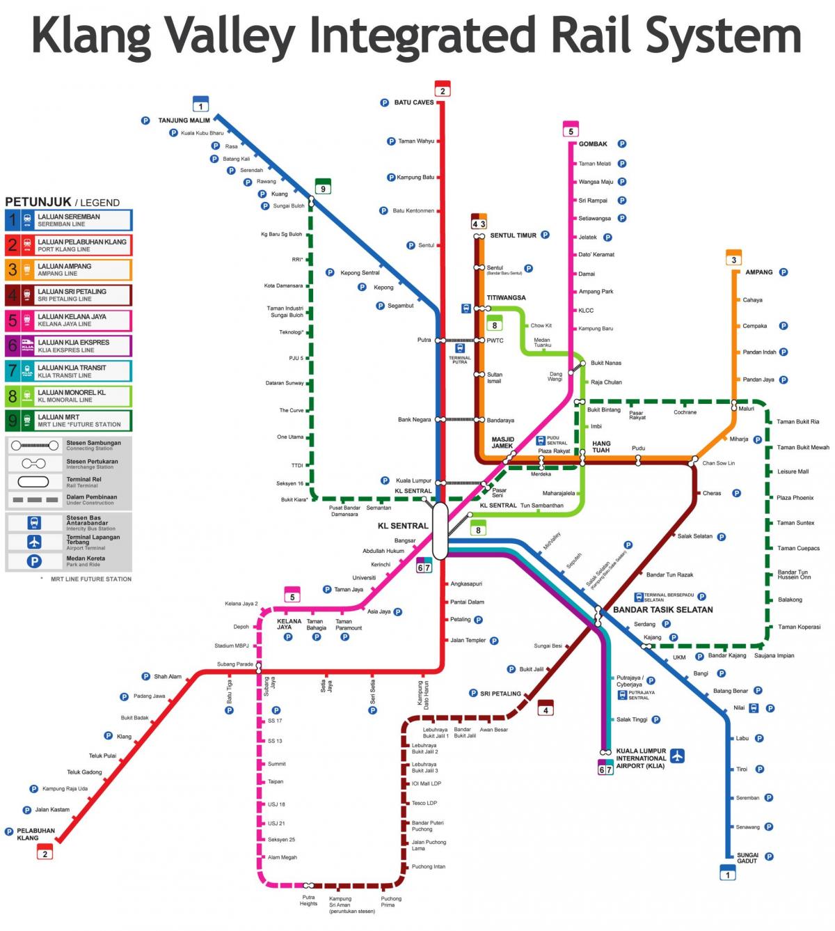 lrt line ramani ya malaysia