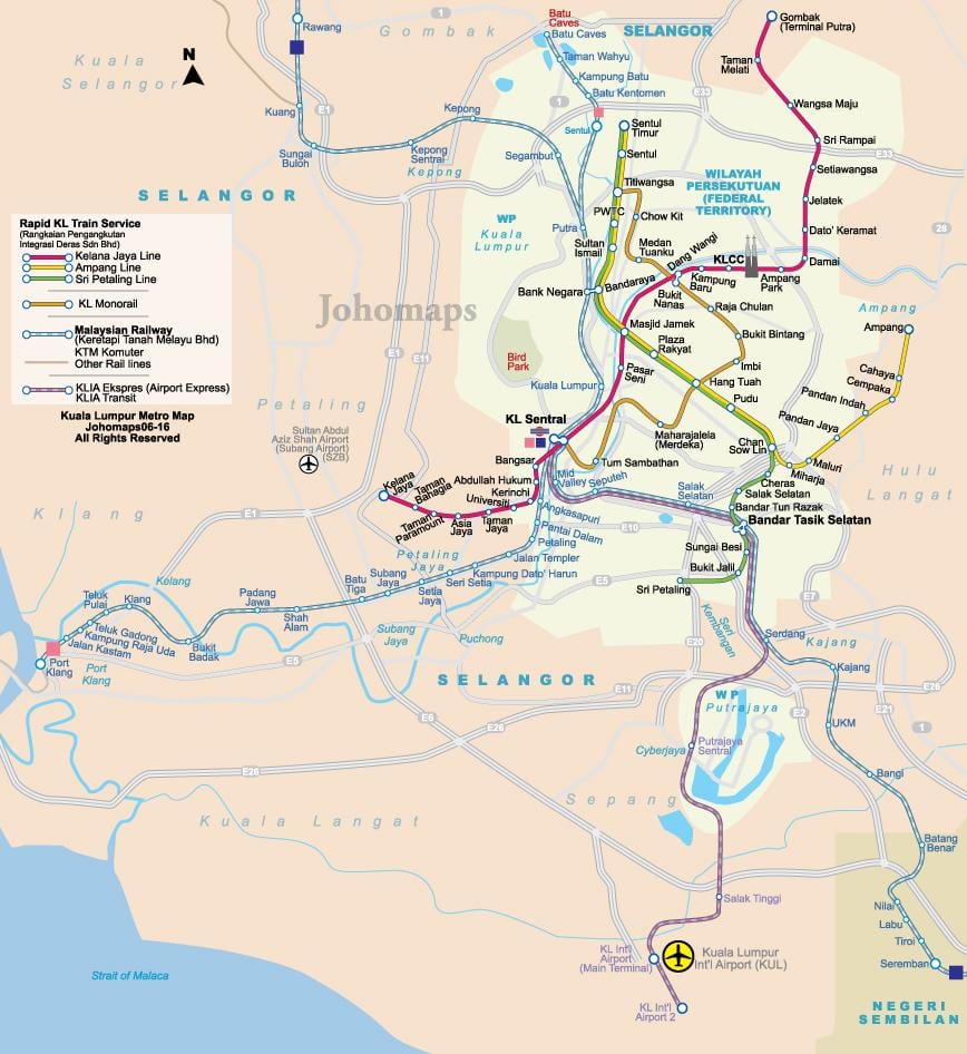 malaysia subway ramani