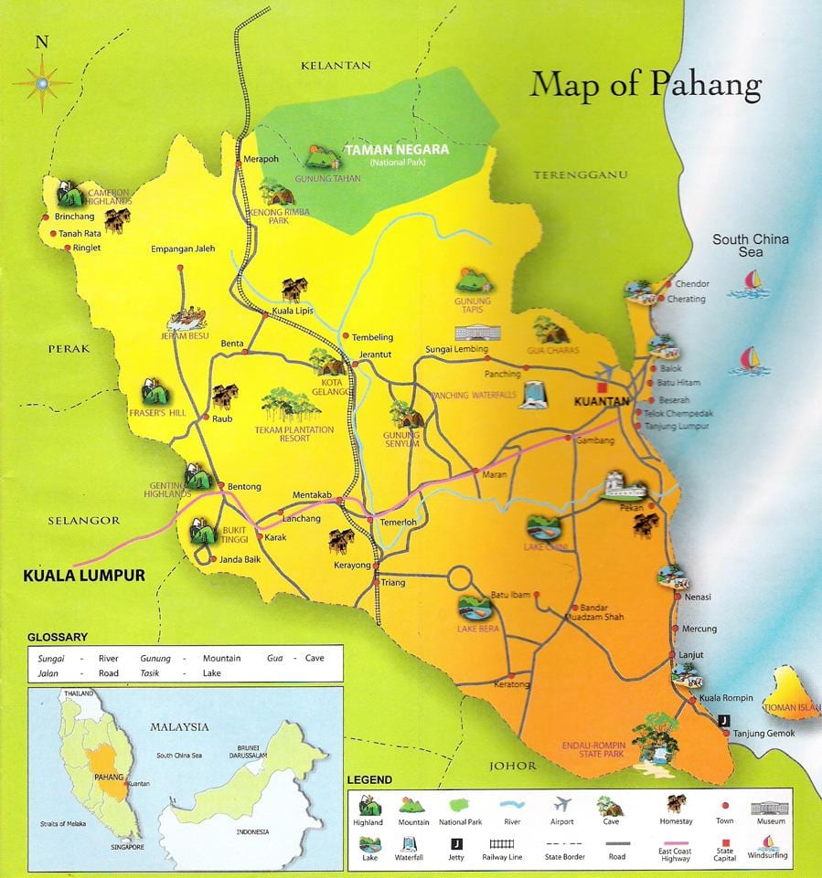 ramani ya pahang serikali ya malaysia