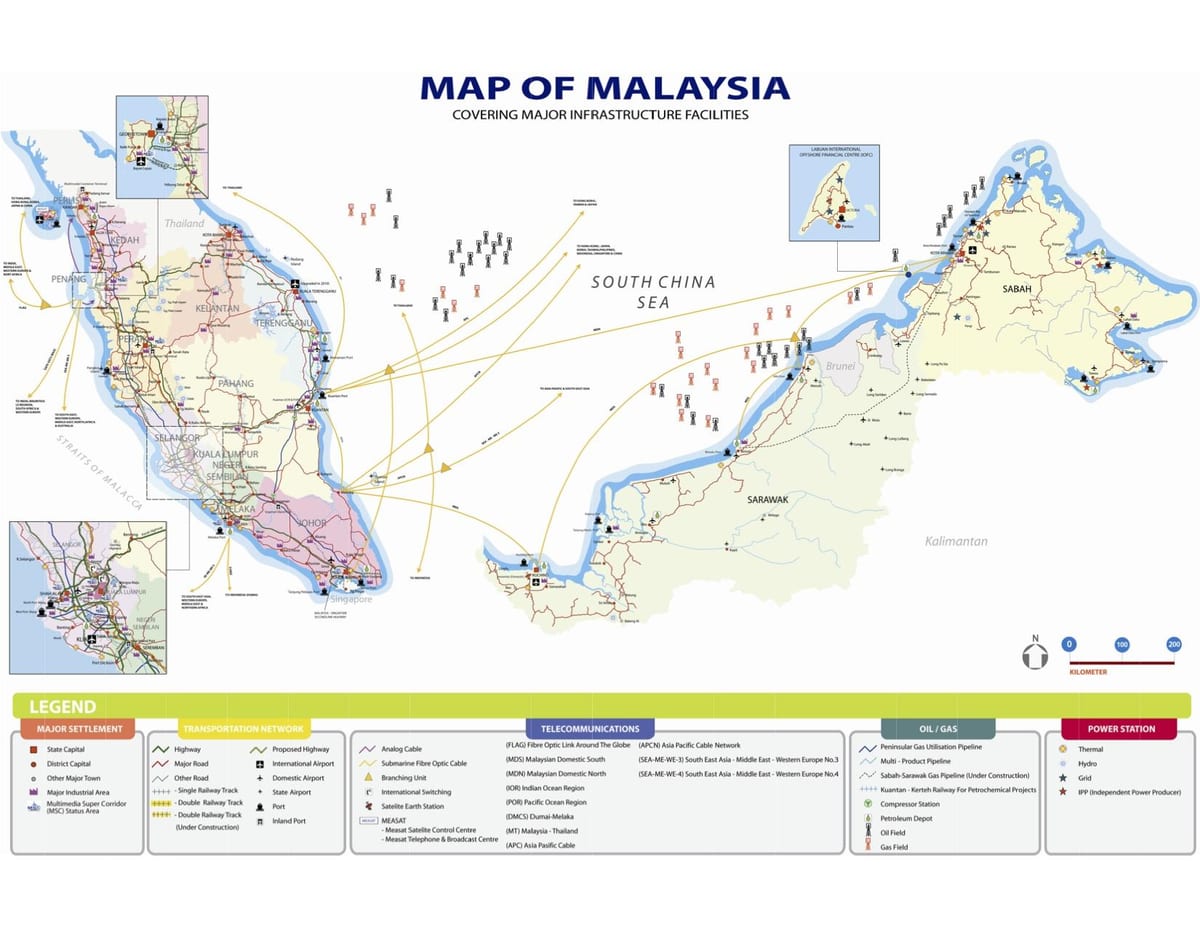 shirika ramani ya kampuni ya malaysia
