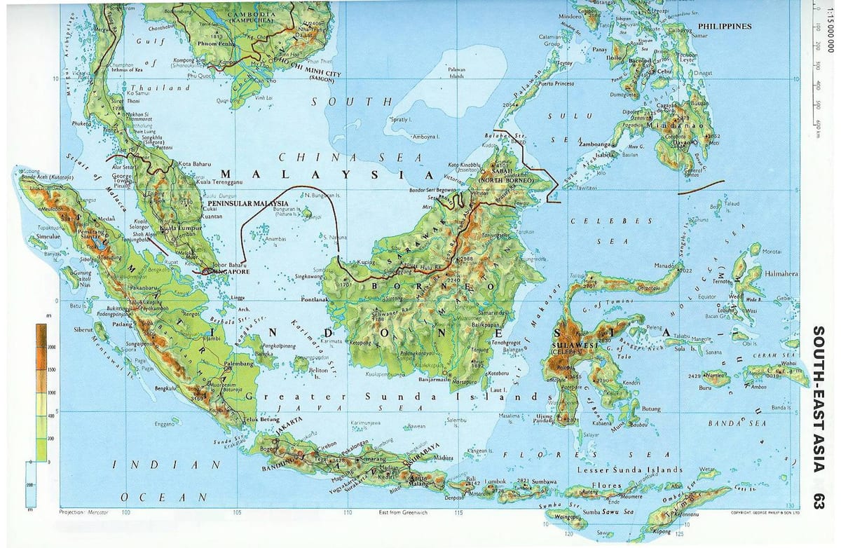 malaysia contour ramani