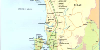 Malaysia kedah ramani