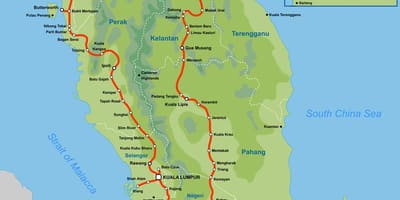 Ktm kituo cha ramani ya malaysia