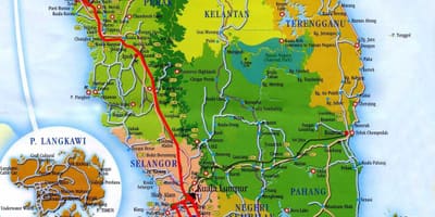 Ramani ya afrika ya malaysia