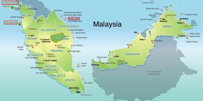 Ramani ya malaysia beach resorts
