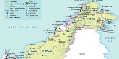 Ramani ya malaysia hifadhi za taifa
