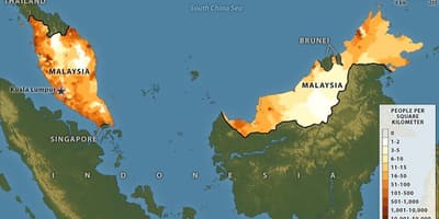 Malaysia wiani idadi ya watu ramani