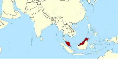Kuonyesha ramani ya malaysia