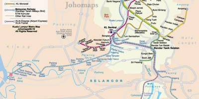 Malaysia subway ramani
