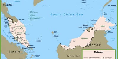 Ramani ya malaysia kisiasa 