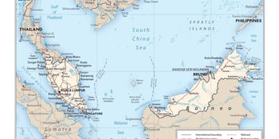 Malaysia uwanja wa ndege wa kimataifa ramani