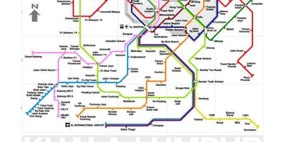 Mrt line 3 ramani ya njia malaysia