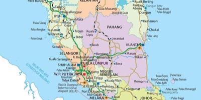Penisular malaysia ramani